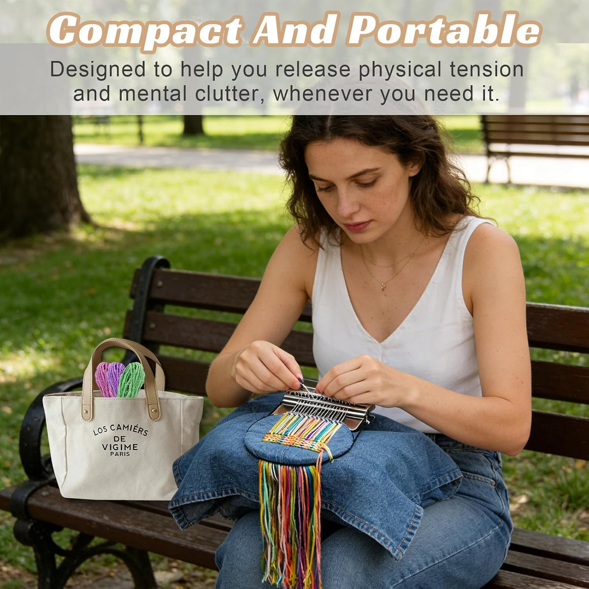 MendLab Visible Mending Loom Kit — 36 Threads
