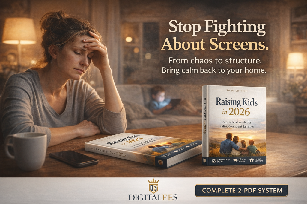 Raising Kids in 2026 – The Calm Boundaries System + Ultimate Tools Pack