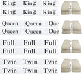 LinenID Sheet Organizer Bands — 8 Pack