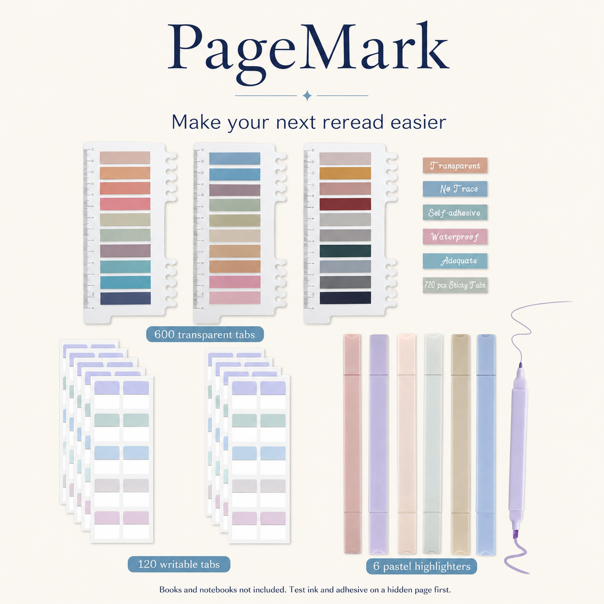PageMark Reading & Annotation Kit — 726 Pieces